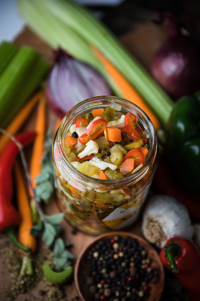 Giardiniera Italian Vegetable Relish Nakasero